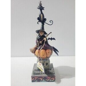 Jim Shore Spook Stack 4022899 Retired Excellent Used Condition 12" X 4"